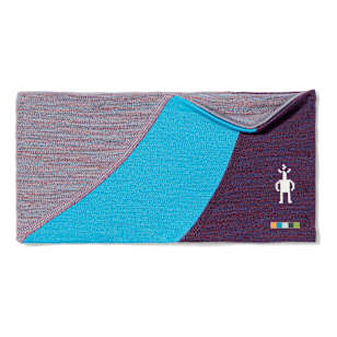 Thermal Merino Colorblock Headband - Purple Iris Heather