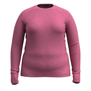 Women's Classic Thermal Merino Base Layer Crew Plus - Garden Pink Heather
