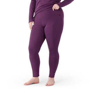Women's Classic Thermal Merino Base Layer Bottom Plus - Purple Iris Heather