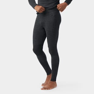 Men's Intraknit™ Thermal Merino Base Layer Bottom - Charcoal Heather-Black