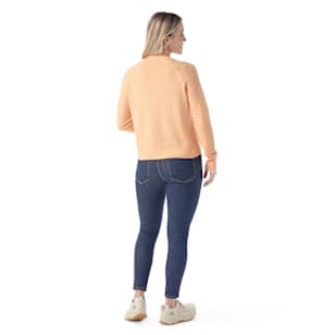 Women's Edgewood Mock Neck Sweater - Apricot Marl
