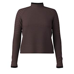 Women's Edgewood Mock Neck Sweater - Mink Heather