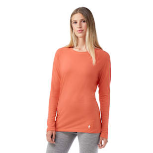 Women's Classic All-Season Merino Base Layer Long Sleeve - Coral Reef