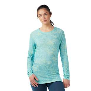 Women's Classic All-Season Merino Base Layer Long Sleeve - Matcha Green Mountain