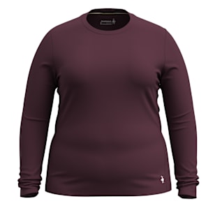 Women's Classic All-Season Merino Base Layer Long Sleeve Plus - Eggplant