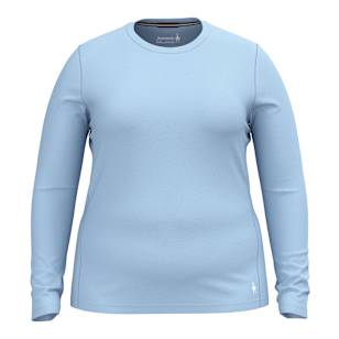 Women's Classic All-Season Merino Base Layer Long Sleeve Plus - Serene Blue