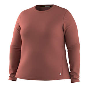 Women's Classic All-Season Merino Base Layer Crew Plus - Burnt Sienna