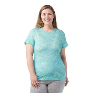 Women's Merino Short Sleeve Tee Plus - Matcha Green Mountain
