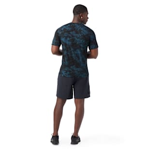 Men's Merino Short Sleeve Tee - Twilight Blue Mountain