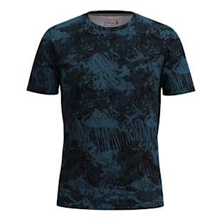 Men's Merino Short Sleeve Tee - Twilight Blue Mountain