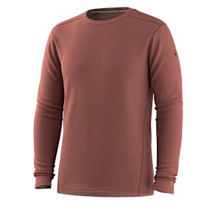 Men's Classic All-Season Merino Base Layer Crew - Burnt Sienna