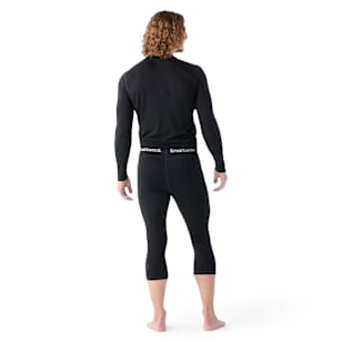 Men's Classic All-Season Merino Base Layer 3/4 Bottom - Black