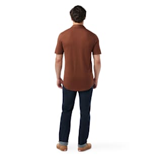 Men's Short Sleeve Button Down - Sable Brown