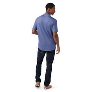 Men's Short Sleeve Button Down - Nightfall Blue