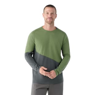 Men's Mountain Bike Long Sleeve Jersey - Charcoal-Fern Green