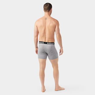 Men's Merino Boxer Brief - Light Gray Heather
