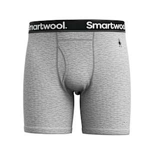 Men's Merino Boxer Brief - Light Gray Heather