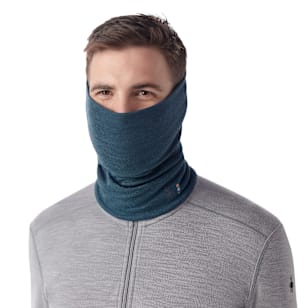 Thermal Merino Reversible Neck Gaiter - Twilight Blue Heather