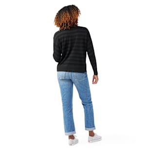 Women's Edgewood Boyfriend Crew Sweater - Black