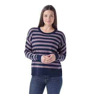 Women's Edgewood Boyfriend Crew Sweater - Chalk Violet Heather