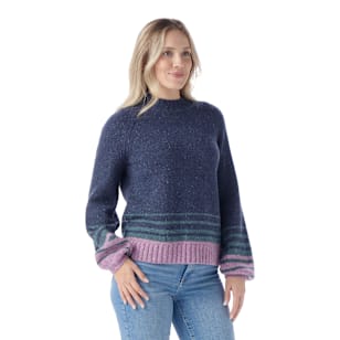 Women's Cozy Lodge Ombre Sweater - Deep Navy Heather