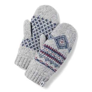 Hudson Trail Nordic Mitten - Light Gray Heather