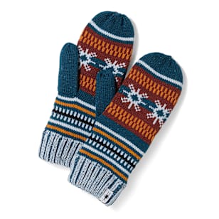 Chair Lift Mitten - Twilight Blue Donegal