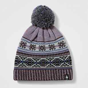 Smartwool Women\'s Purple Knit Wool Blend Beanie Hat One Size Cantar Colorblock Beanie col. Purple | Smartwool® main image 4