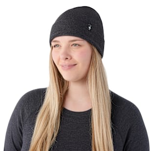 Boiled Wool Beanie - Charcoal
