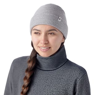 Boiled Wool Beanie - Light Gray