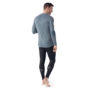 Men's Intraknit™ Thermal Merino Base Layer Crew - Pewter Blue-Twilight Blue