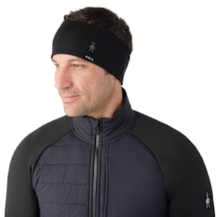 Thermal Merino Reversible Headband - Black-Charcoal Heather