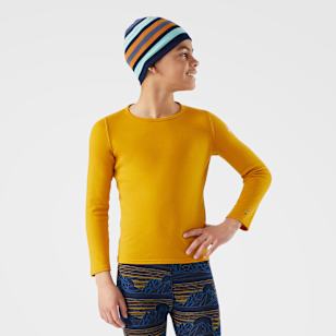 Kids' Classic Thermal Merino Base Layer Crew - Autumn Sun