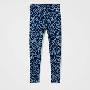 Kids' Classic Thermal Merino Base Layer Bottom - Nival Blue Retro Line