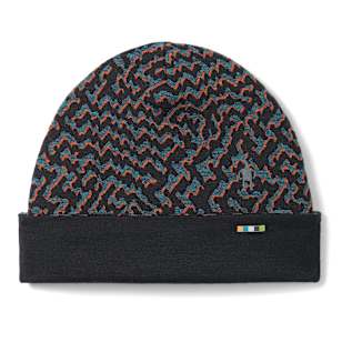 Thermal Merino Reversible Cuffed Beanie - Black Retro Line