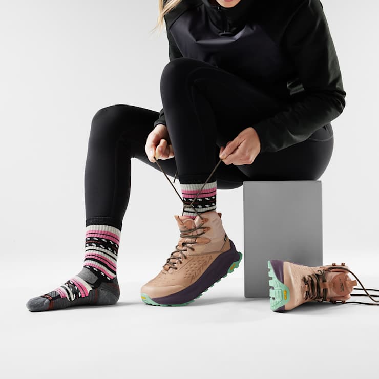 Women's Hike Margarita Crew Socks image number 2
