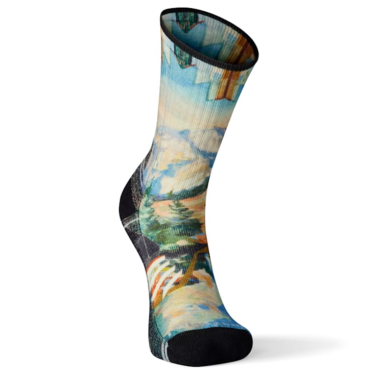 Hike Mountain Print Crew Socks image number 2