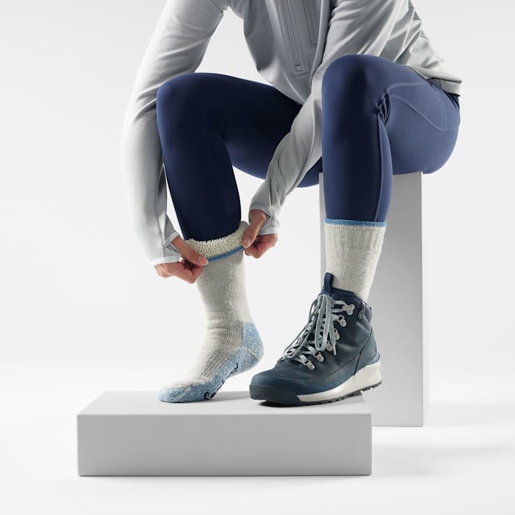 Smart Wool Classic Mountaineer Max Cushion Crew Chaussettes d'expédition Bächli Sports de Montagne