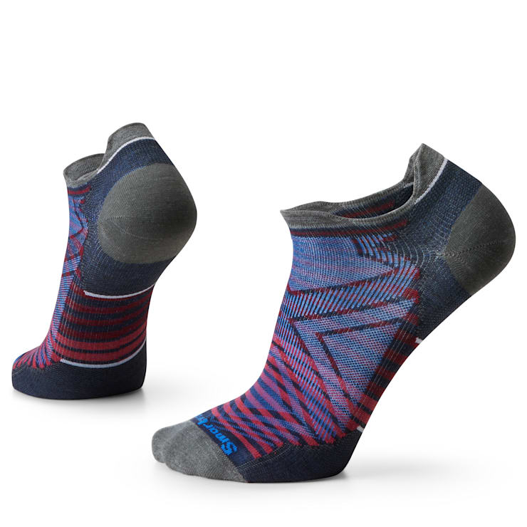 Women's Smartwool Run Zero Cushion Stripe Low Ankle Socks - View #6