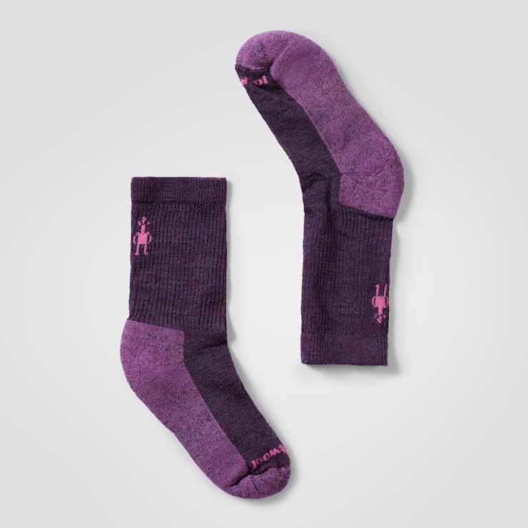 Boys Wool Socks 6-Pack - Winter Thermal Crew Socks With Squirrel Design