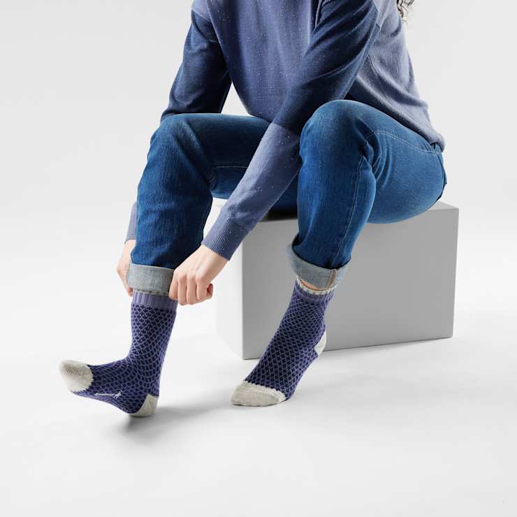 Women's Everyday Cozy Popcorn Polka Dot Crew Socks - Smartwool US