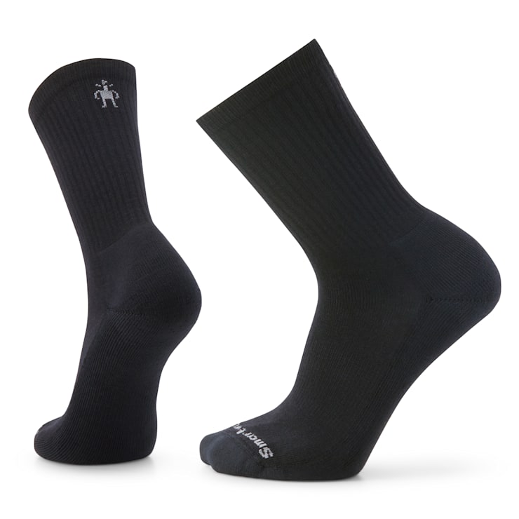 Everyday Solid Rib Crew Socks image number 1