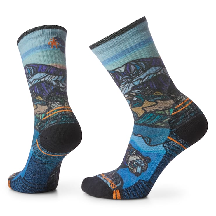 Women's Hike Icy Range Print Crew Socks image number 1