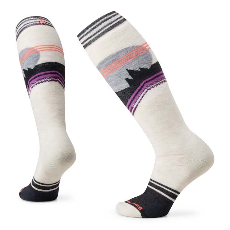 Smartwool Women s Snowboard Full Cushion Moon Energy Over The Calf Socks Moonbeam
