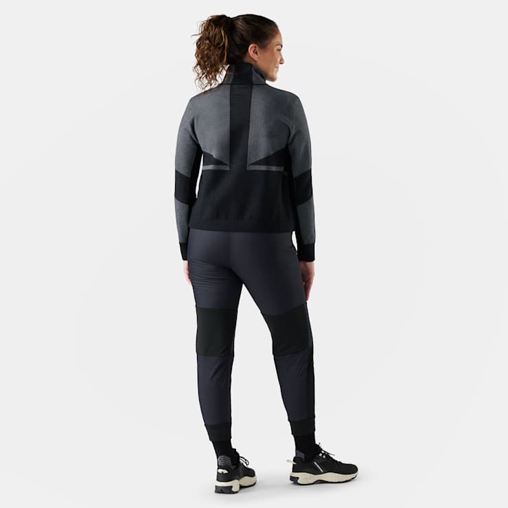 (取寄) スマートウール レディース イントラニット メリノ フリース プルオーバー Smartwool women Intraknit Merino Fleece Pullover Black Women's Intraknit Alpine Pullover - Smartwool US