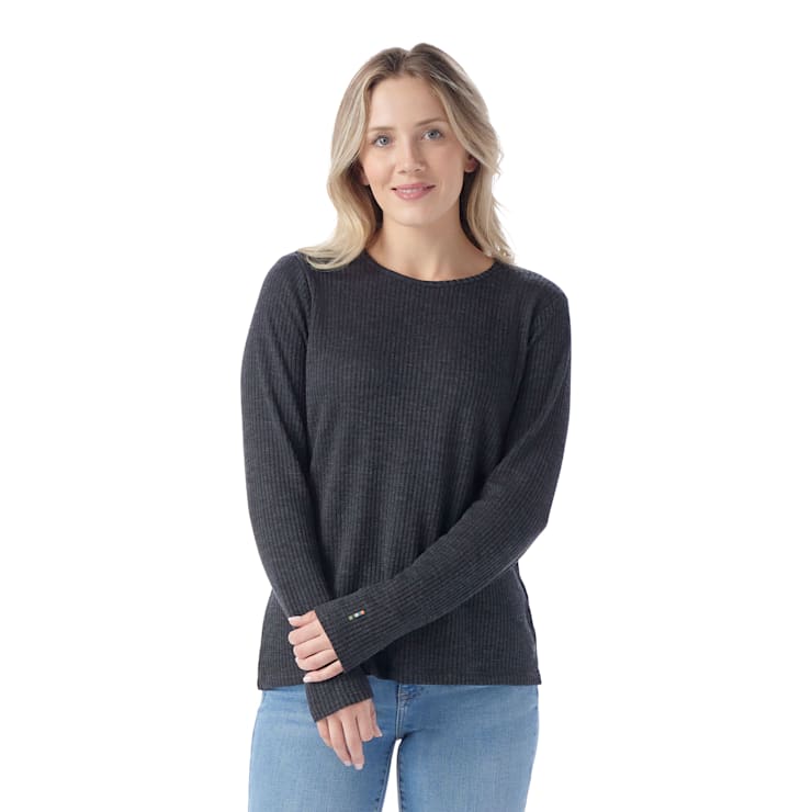 Women's Thermal Merino Rib Crew - Smartwool US