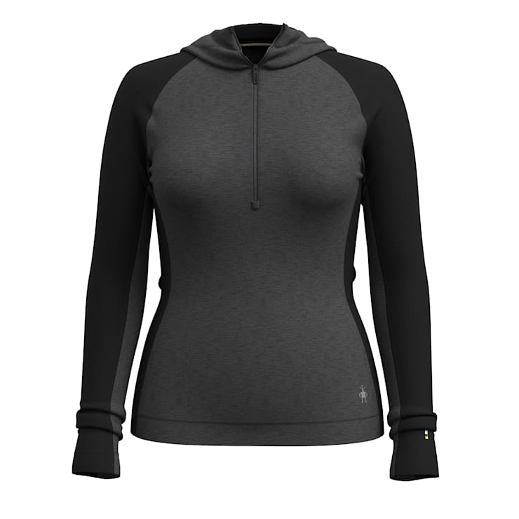 Women's Classic Thermal Merino Base Layer 1/2 Zip Hoodie