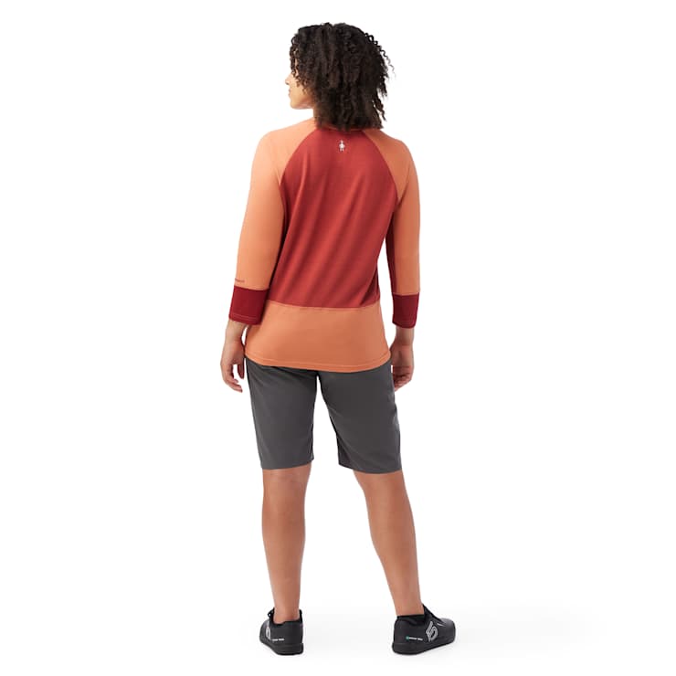 (取寄) スマートウール レディース マウンテン バイク 3/4 スリーブ ジャージ Smartwool women Mountain Bike 3/4 Sleeve Jersey Fern Green Women's Mountain Bike 3/4 Sleeve Jersey - Smartwool US