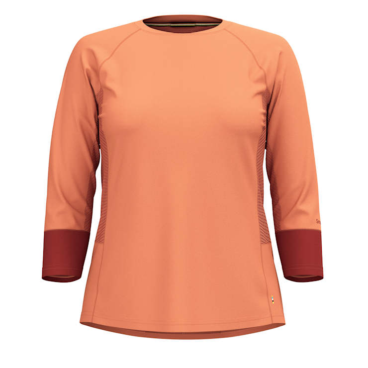 (取寄) スマートウール レディース マウンテン バイク 3/4 スリーブ ジャージ Smartwool women Mountain Bike 3/4 Sleeve Jersey Terracotta Women's Mountain Bike 3/4 Sleeve Jersey - Smartwool US
