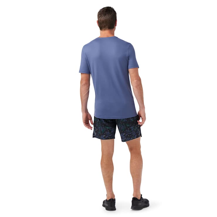 (取寄) スマートウール メンズ アクティブ ショート スリーブ Smartwool men Active Short Sleeve Nightfall Blue Men's Active Short Sleeve - Smartwool US